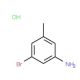 3-Bromo-5-methylaniline, HCl (CAS 957034-79-6) - chemical structure image
