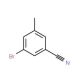 3-Bromo-5-methylbenzonitrile (CAS 124289-21-0) - chemical structure image