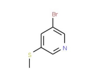 3-Bromo-5-(methylthio)pyridine (CAS 142137-18-6) - chemical structure image