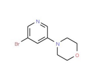 3-Bromo-5-morpholinopyridine (CAS 200064-13-7) - chemical structure image