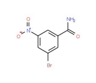 3-Bromo-5-nitrobenzamide (CAS 54321-80-1) - chemical structure image