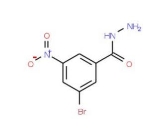 3-Bromo-5-nitrobenzohydrazide (CAS 374671-07-5) - chemical structure image