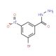 3-Bromo-5-nitrobenzohydrazide (CAS 374671-07-5) - chemical structure image