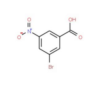 3-Bromo-5-nitrobenzoic acid (CAS 6307-83-1) - chemical structure image
