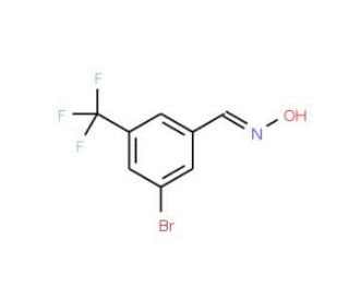 3-Bromo-5-(trifluoromethyl)benzaldehyde oxime (CAS 876132-77-3) - chemical structure image
