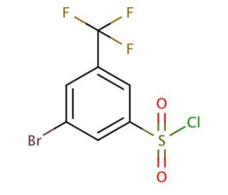 3-Bromo-5-(trifluoromethyl)benzenesulfonyl chloride (CAS 351003-46-8) - chemical structure image