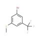 3-Bromo-5-trifluoromethylthioanisole (CAS 1072944-92-3) - chemical structure image