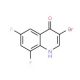 3-Bromo-6,8-difluoro-4-hydroxyquinoline (CAS 1065087-96-8) - chemical structure image