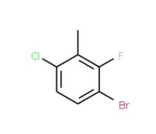 3-Bromo-6-chloro-2-fluorotoluene - chemical structure image