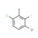 3-Bromo-6-chloro-2-fluorotoluene - chemical structure image