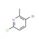 3-Bromo-6-chloro-2-methylpyridine (CAS 132606-40-7) - chemical structure image