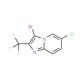 3-Bromo-6-chloro-2-(trifluoromethyl)-imidazo[1,2-a]pyridine - chemical structure image