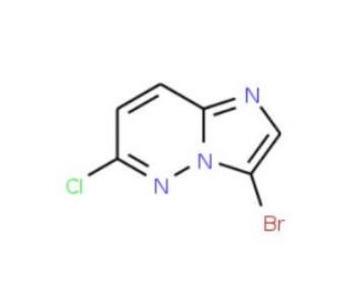 3-Bromo-6-chloro-imidazo[1,2-b]pyridazine (CAS 13526-66-4) - chemical structure image