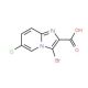 3-Bromo-6-chloroimidazo[1,2-a]pyridine-2-carboxylic acid - chemical structure image