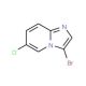 3-Bromo-6-chloroimidazo[1,2-a]pyridine (CAS 886371-28-4) - chemical structure image