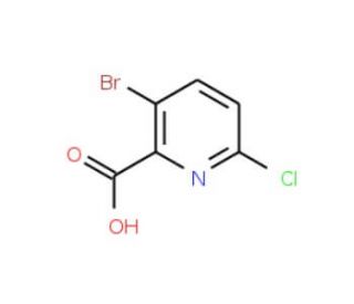 3-Bromo-6-chloropicolinic acid (CAS 929000-66-8) - chemical structure image