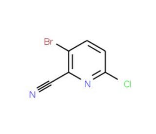 3-Bromo-6-chloropyridine-2-carbonitrile (CAS 1053659-39-4) - chemical structure image