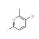 3-Bromo-6-fluoro-2-methylpyridine (CAS 375368-83-5) - chemical structure image