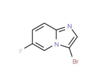 3-Bromo-6-fluoroimidazo[1,2-a]pyridine - chemical structure image