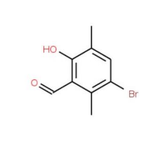 3-Bromo-6-hydroxy-2,5-dimethyl-benzaldehyde - chemical structure image