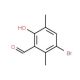 3-Bromo-6-hydroxy-2,5-dimethyl-benzaldehyde - chemical structure image
