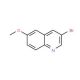 3-Bromo-6-methoxyquinoline (CAS 14036-96-5) - chemical structure image