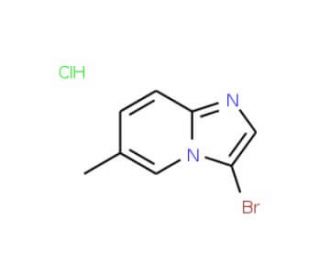 3-Bromo-6-methylimidazo[1,2-a]pyridine, HCl (CAS 1072944-60-5) - chemical structure image
