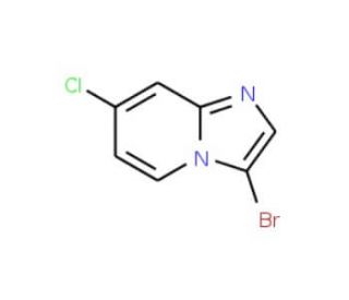 3-Bromo-7-chloroimidazo[1,2-a]pyridine (CAS 342613-67-6) - chemical structure image