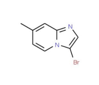 3-Bromo-7-methylimidazo[1,2-a]pyridine (CAS 56051-32-2) - chemical structure image