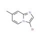 3-Bromo-7-methylimidazo[1,2-a]pyridine (CAS 56051-32-2) - chemical structure image