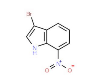 3-Bromo-7-nitroindole (CAS 397864-11-8) - chemical structure image