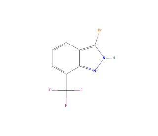 3-Bromo-7-(trifluoromethyl)-1H-indazole (CAS 885693-99-2) - chemical structure image
