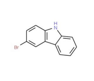 3-Bromo-9H-carbazole (CAS 1592-95-6) - chemical structure image