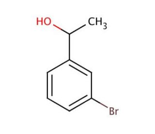 3-Bromo-&alpha;-methylbenzyl alcohol (CAS 52780-14-0) - chemical structure image