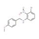 3-Bromo-N-(4-methoxybenzyl)-2-nitroaniline (CAS 1133115-36-2) - chemical structure image
