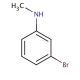 3-Bromo-N-methylaniline (CAS 66584-32-5) - chemical structure image