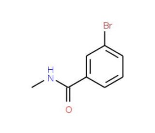 3-Bromo-N-methylbenzamide (CAS 49834-22-2) - chemical structure image