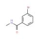 3-Bromo-N-methylbenzamide (CAS 49834-22-2) - chemical structure image