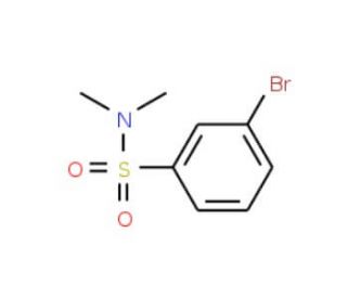 3-Bromo-N,N-dimethylbenzenesulfonamide (CAS 153435-80-4) - chemical structure image