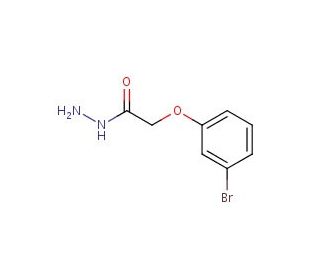 (3-Bromo-phenoxy)-acetic acid hydrazide - chemical structure image