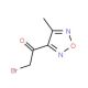 3-(Bromoacetyl)-4-methyl-1,2,5-oxadiazole (CAS 165066-97-7) - chemical structure image