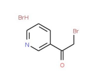 3-Bromoacetylpyridine, Hydrobromide (CAS 17694-68-7) - chemical structure image