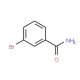 3-Bromobenzamide (CAS 22726-00-7) - chemical structure image