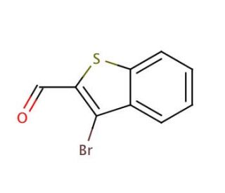 3-Bromobenzothiophene-2-carboxaldehyde (CAS 10135-00-9) - chemical structure image
