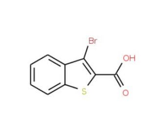 3-Bromobenzothiophene-2-carboxylic acid (CAS 29174-66-1) - chemical structure image