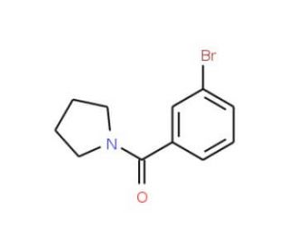 (3-Bromobenzoyl)pyrrolidine (CAS 346721-91-3) - chemical structure image