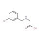 [(3-bromobenzyl)amino]acetic acid (CAS 501653-62-9) - chemical structure image