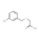 [(3-bromobenzyl)thio]acetic acid (CAS 98288-01-8) - chemical structure image
