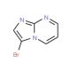 3-Bromoimidazo[1,2-a]pyrimidine (CAS 6840-45-5) - chemical structure image