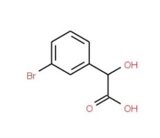 3-Bromomandelic acid (CAS 49839-81-8) - chemical structure image